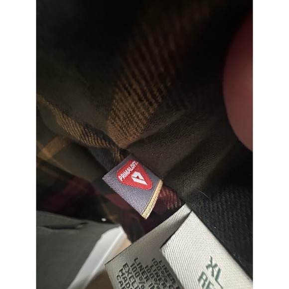 Vintage LL Bean Field Coat Green Canvas Flannel Lined Chore Jacket XLarge - Picture 8 of 14